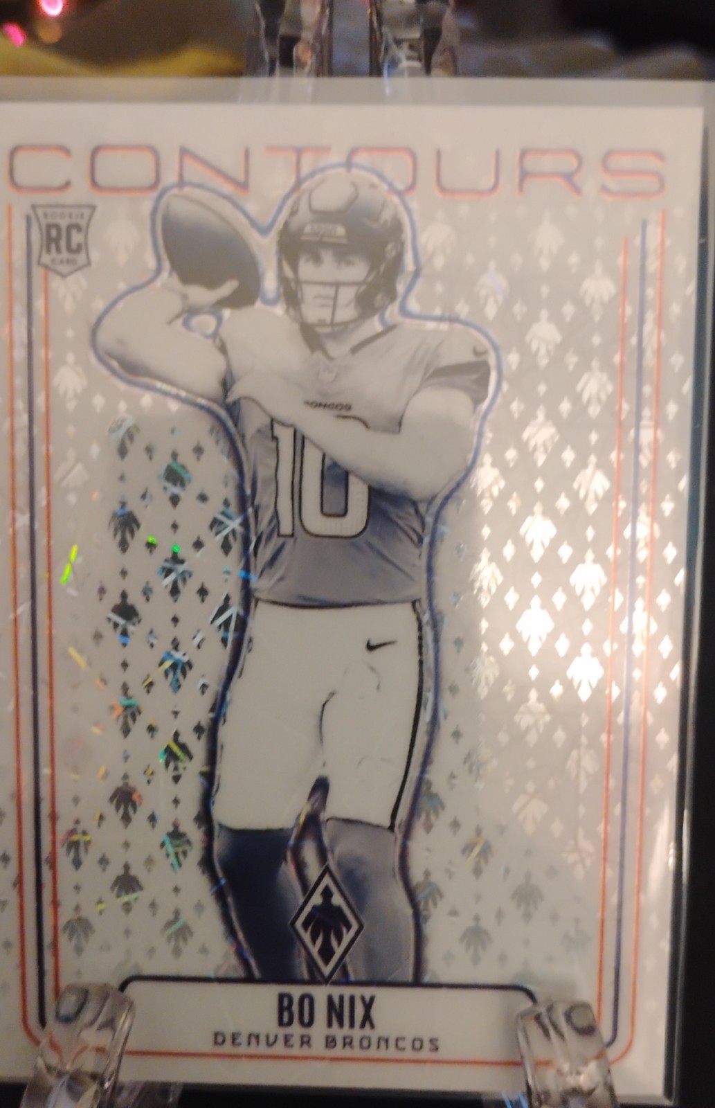 2024 Panini Phoenix - Contours Bo Nix #CON-BNX Lazer (RC)