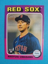2024 Topps Heritage High Number Naoyuki Uwasawa RC #651 Boston Red Sox 