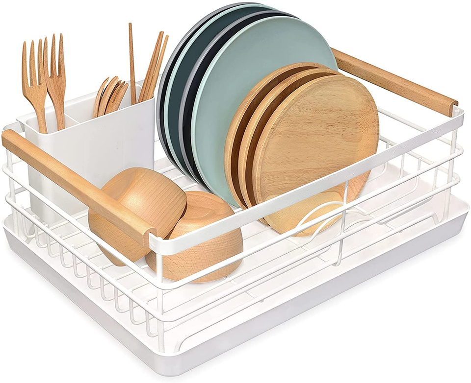 Dish Drying Rack for Kitchen Counter, Stainless Steel Dish Rack with ...