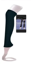 20" BLACK KNIT LEG ARM WARMERS ladies socks punk rock cool socks hands feet A12