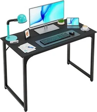 39 inch Home Office Gaming Desk Modren Simple Style PC Wood and Metal Desk Works