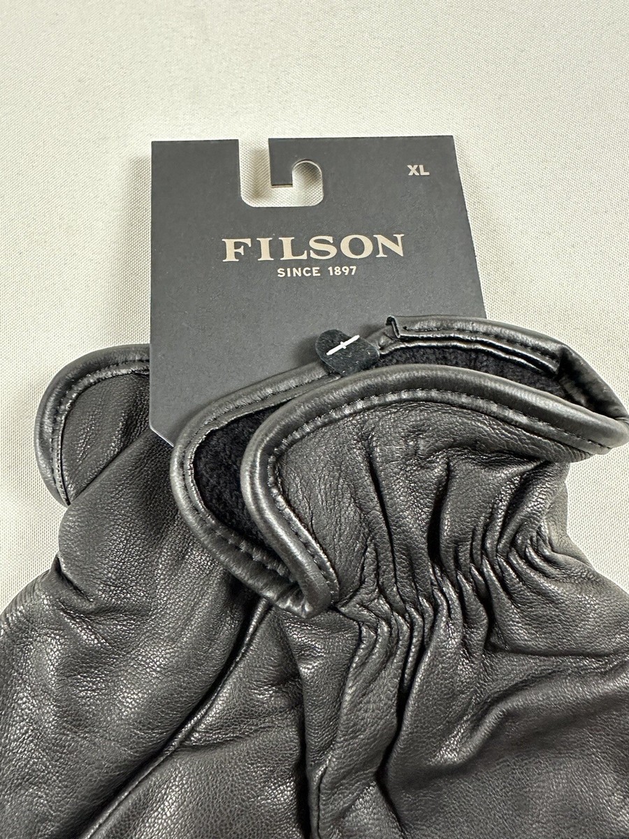 FILSON ORIGINAL LINED GOATSKIN GLOVES BLACK XL NWT SOLD OUT FILSON ORIGINAL LINED GOATSKIN GLOVES BLACK XL NWT SOLD OUT