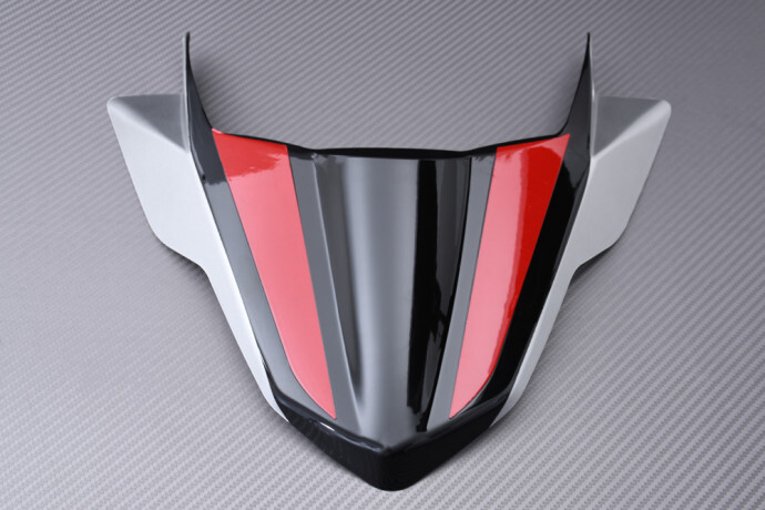 Pare-brise en plastique rouge Yamaha FZ09 pour réduire la pression du vent