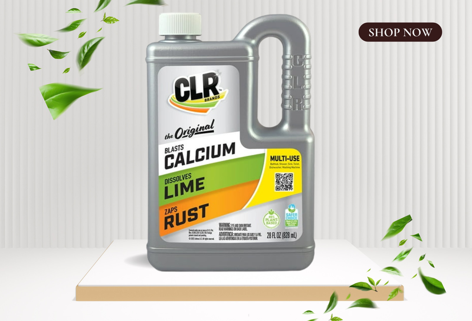 CLR Calcium Lime Rust Remover | Eco-Friendly Cleaner | 28 oz