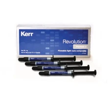 Kerr REVOLUTION 2 Flowable Light Cure Composite 1g Syringe + Tips ALL SHADES