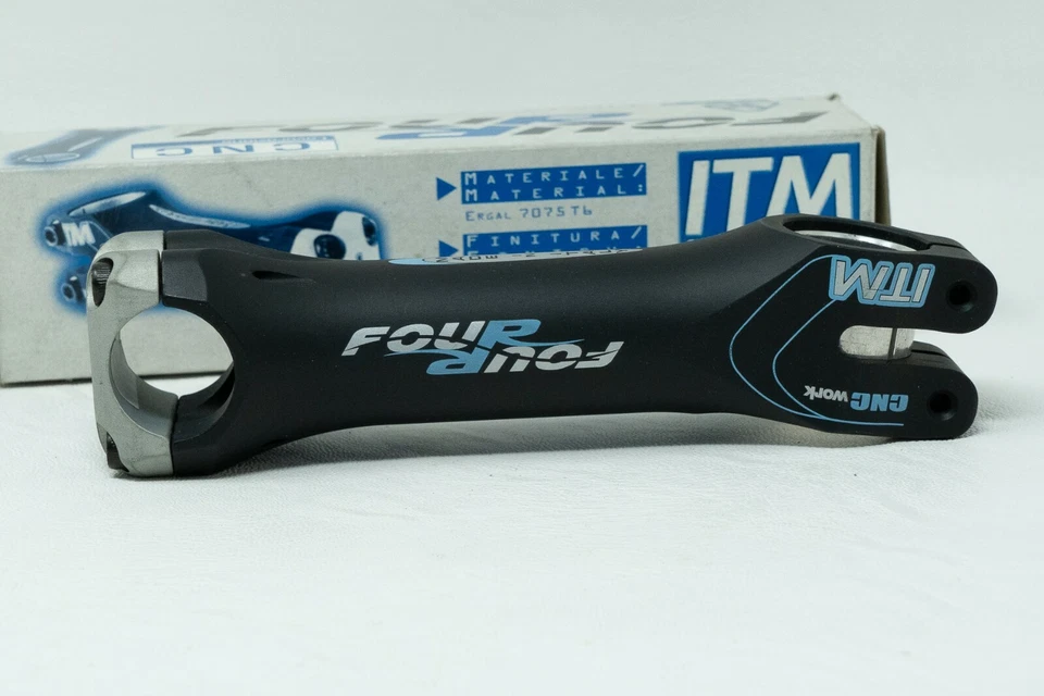 NOS ITM FOUR CNC AHEAD STEM 130 1 1/8 25.8 mm THREADLESS AHEADSET VINTAGE OLD - Image 3 of 4