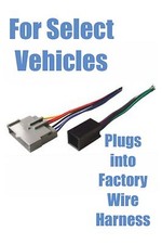 Arnés de cables enchufe de audio estéreo de repuesto para instalación estéreo seleccionar amplificador Ford Prem