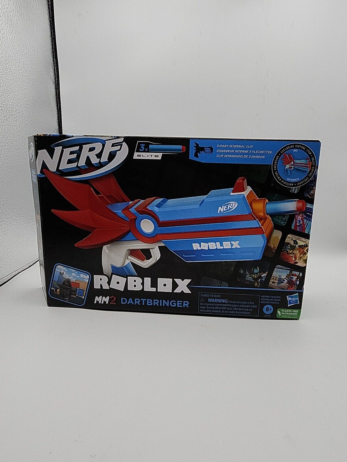 Nerf Roblox MM2: Dartbringer Dart Blaster, Includes Code to Unlock  Exclusive Virtual Item, Internal 3-Dart Clip, 3 Nerf Elite Darts: Buy  Online at Best Price in UAE 