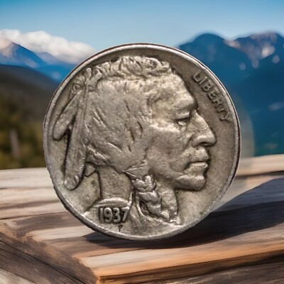 1937-D Buffalo Nickel Full Date FAST FREE SHIPPING with tracking