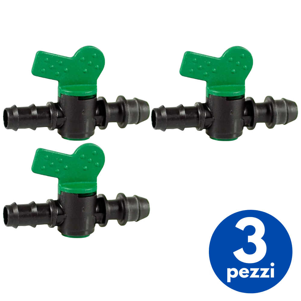Acquaverde | 20 Pz Mini Valvola A Cilindro, 16 X 16 Mm, Rubinetto Portagomma Per Impianti E Tubi Di Irrigazione | Leroy Merlin - Foto 4