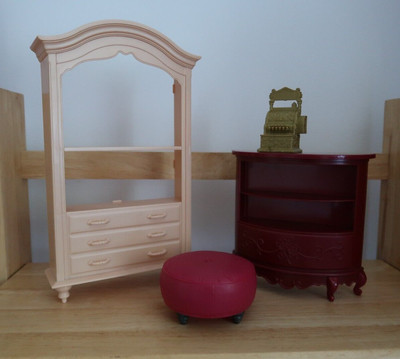 Barbie My Scene My Boutique Traumhaus Möbel Spielset Hocker Thekenaufsteller