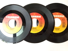 Set of 3 1988 & 1990 Warrant 7" Vinyl Singles Cherry Pie Heaven I Saw Red