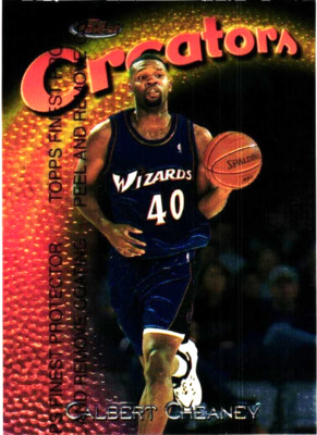 1997-98 Topps Finest Creators Calbert Cheaney #205 Mint