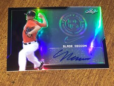 SLADE CECCONI 2017 LEAF PERFECT GAME AUTOGRAPH CARD #1/15 Diamondbacks GUARDIANS