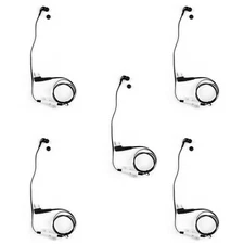 5* Headset Earpiece For Kenwood BAOFENG TYT LINTON UV-5R TG-UV2 Two Way Black