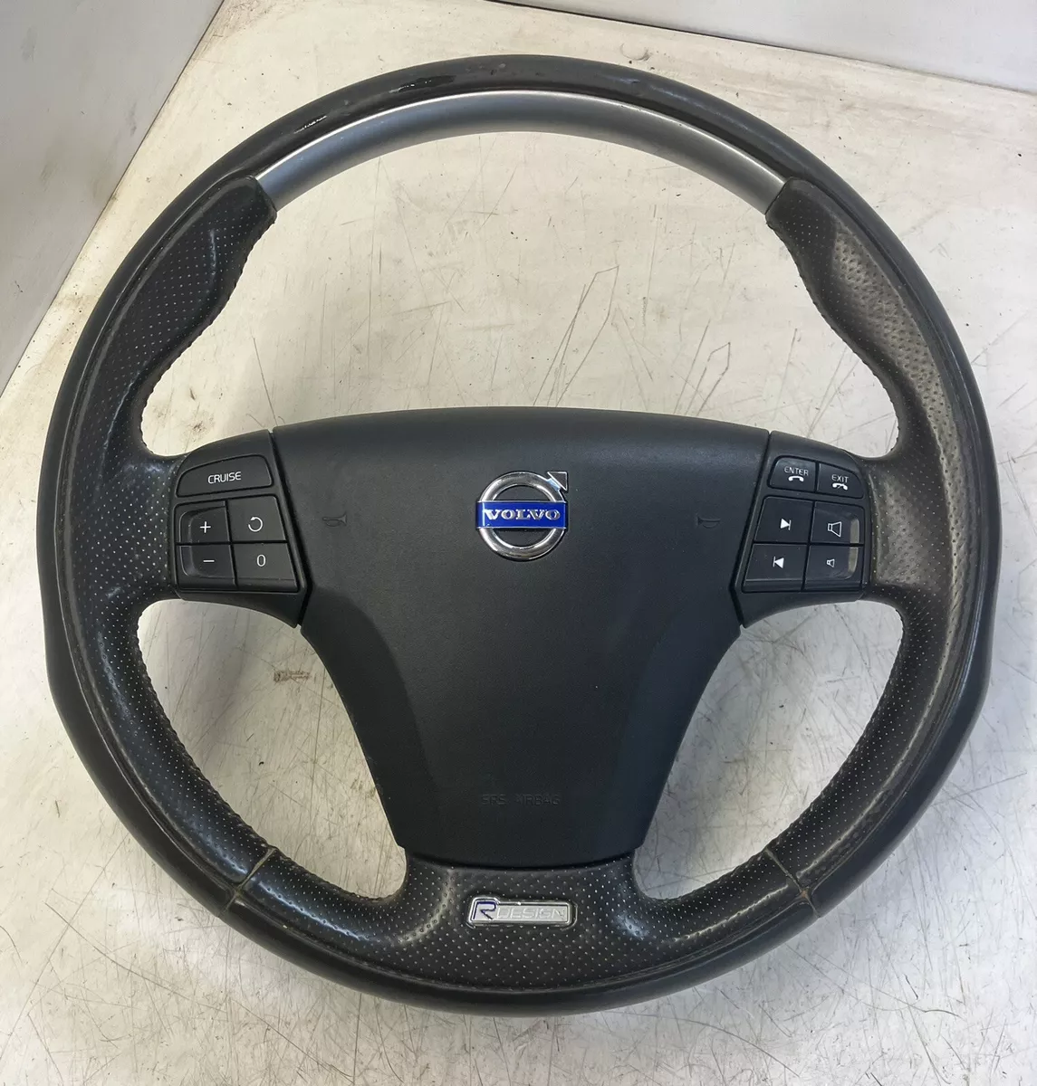 2004 2012 VOLVO V50 S40 C30 R DESIGN LEATHER STEERING WHEEL