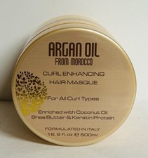Curl Enhancing Hair Masque for All Curl Types w/ Argan, Coconut Oil  Keratin