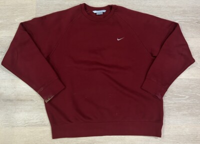 vintage maroon nike sweatshirt