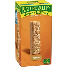 Nature Valley Sweet and Salty Granola Bars, Peanut, 30 Bars, 36 OZ