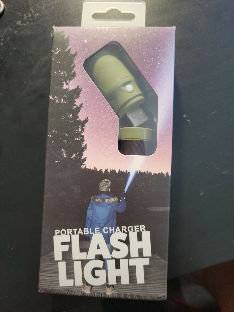 Solaray Portable Charger and Flashlight 2200mAh