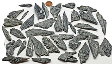 1 lb black kyanite fans wholesale lot pound closeout BEST DEAL ON THE NET