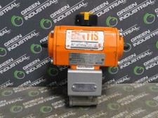 Used Bettis DS0025.B2A04K.11K0 Pneumatically  Actuated Valve 139642 120 PSIG MOP