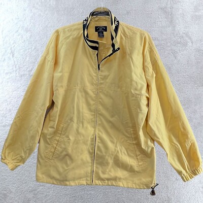 CUTTER BUCK Jacket Womens Medium Vintage Yellow Full Zip - Main Image