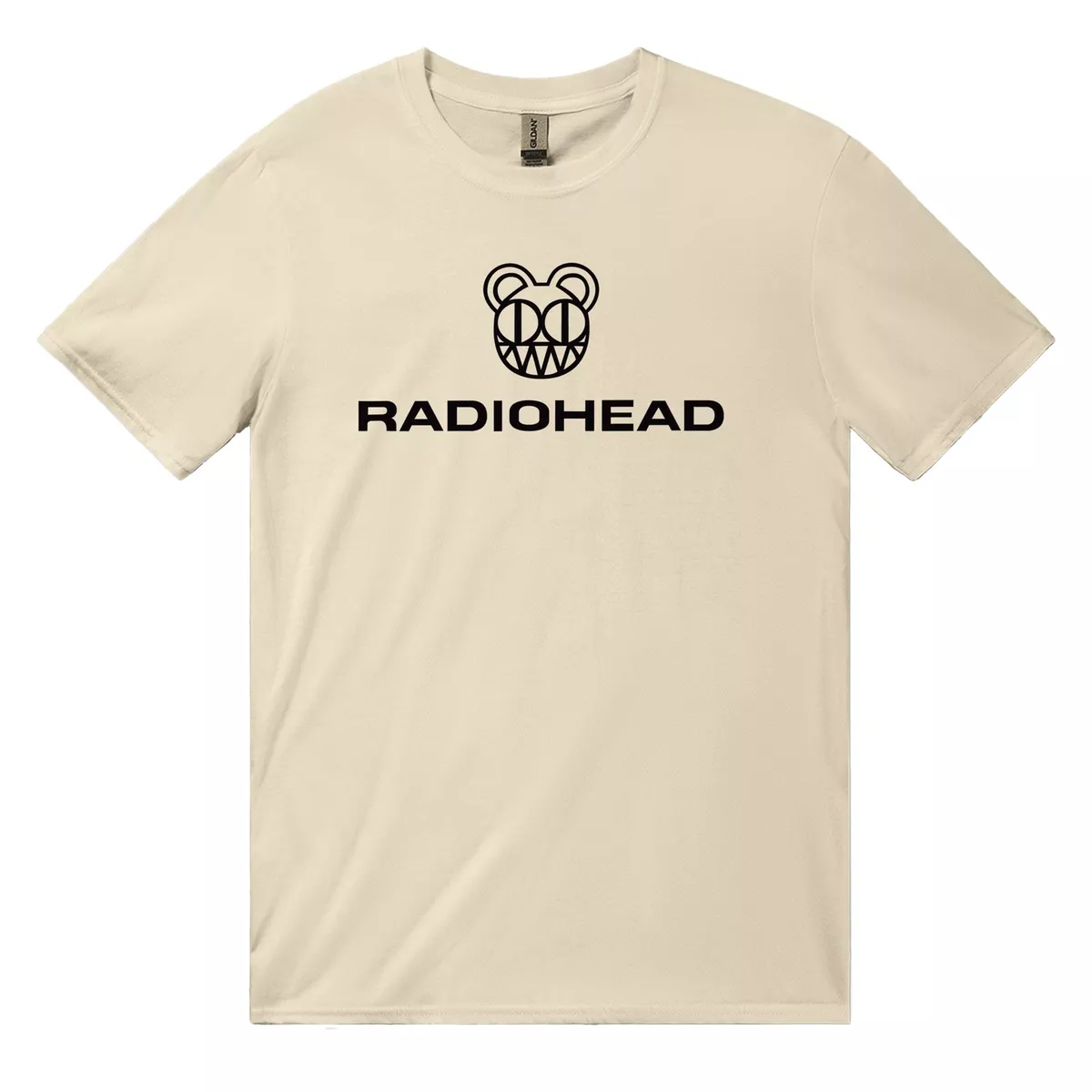 Radiohead Logo Men T Shirt, Red or Natural S-XL, Vintage Band