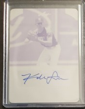 2015 Leaf Kole Lane Auto 1/1 Magenta Plate Perfect Game