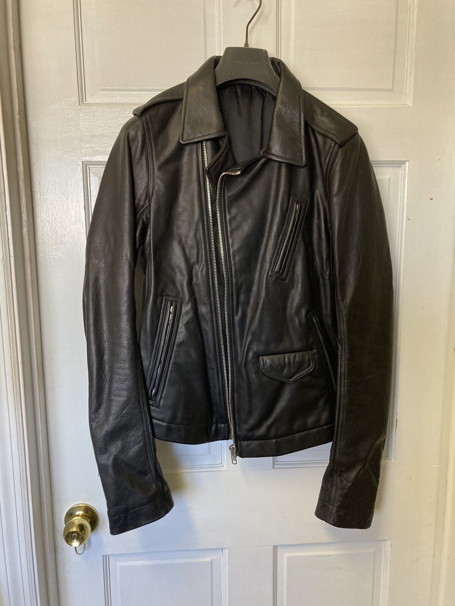 【RickOwens】Sail Biker Jacket 38 SULPHATE Sail Biker Jacket RICK OWENS | Blondie Shop
