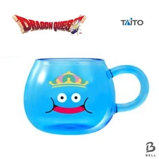 Dragon Quest King slime Glass AM Japan Game sealed New Blue 2.6in Square Enix