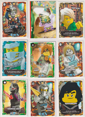 9 Stück LEGO Ninjago TCG Sammelkarten Series 6 Die Insel Trading Cards (Angeb 11