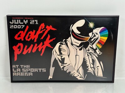 Daft Punk 2007 LA Sports Arena Concert Poster (Limited 48/500