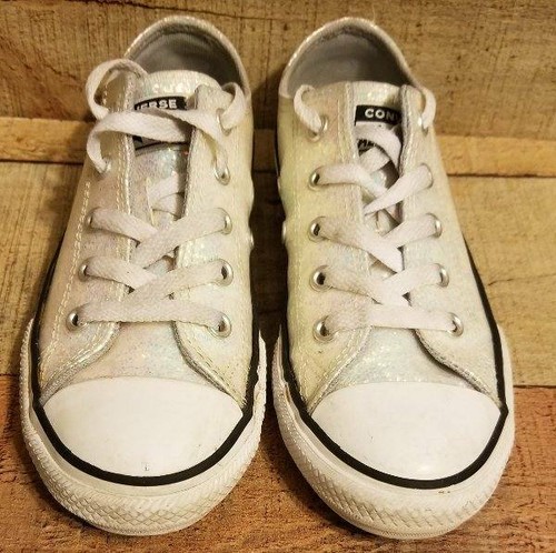 white sparkly sneakers