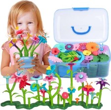 BIRANCO. Flower Garden Building Set - Growing 