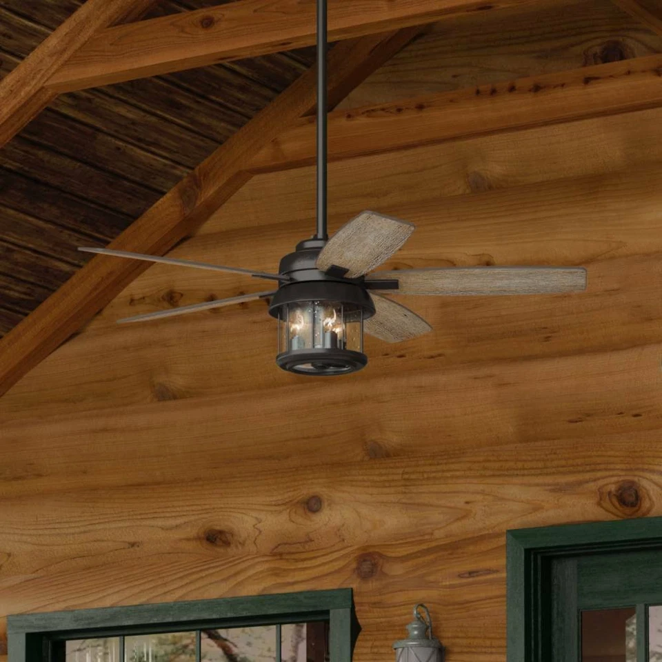 Hunter 52" Coral Bay Outdoor Ceiling Fan w/ LED Light & Remote Rustic Farmhouse - Image 4 of 4