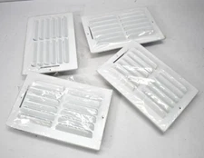 Lot of 4 ProSelect PS1CW10U100 6" x 10" Wall/Ceiling Registers White Genuine OEM