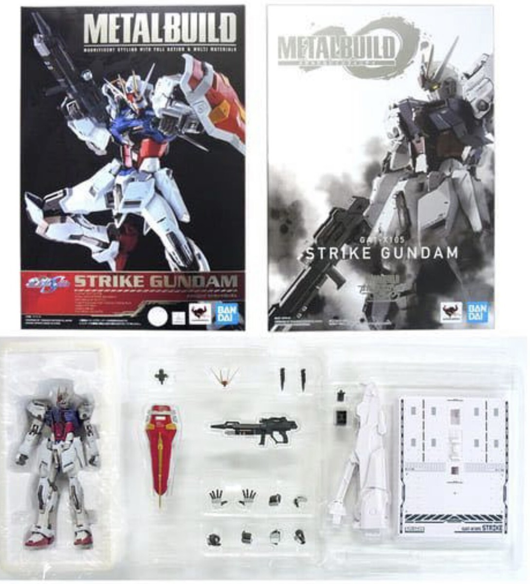 Bandai Metal Build Strike Gundam & AQM/E-X01 AILE Striker Japan