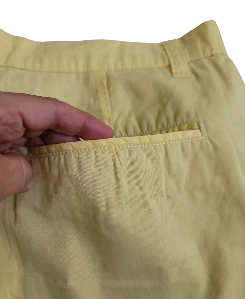 PANTALONES CORTOS THREADS 4 THINK APELACIÓN SOSTENIBLE HOMBRE’s Talla 33 AMARILLO A5 Foto 4 de 4