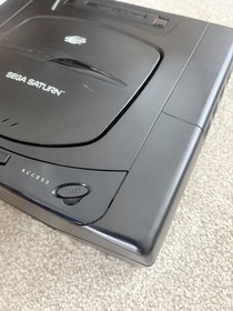 ✅Sega Saturn Game Console Black Mk1 Nice Condition Complete With Sega Rally