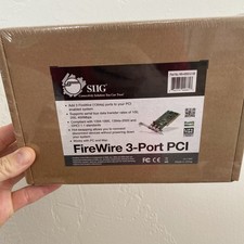 SIIG 3-Port FireWire IEEE 1394 PCI Adapter Card NN-400012-S8 