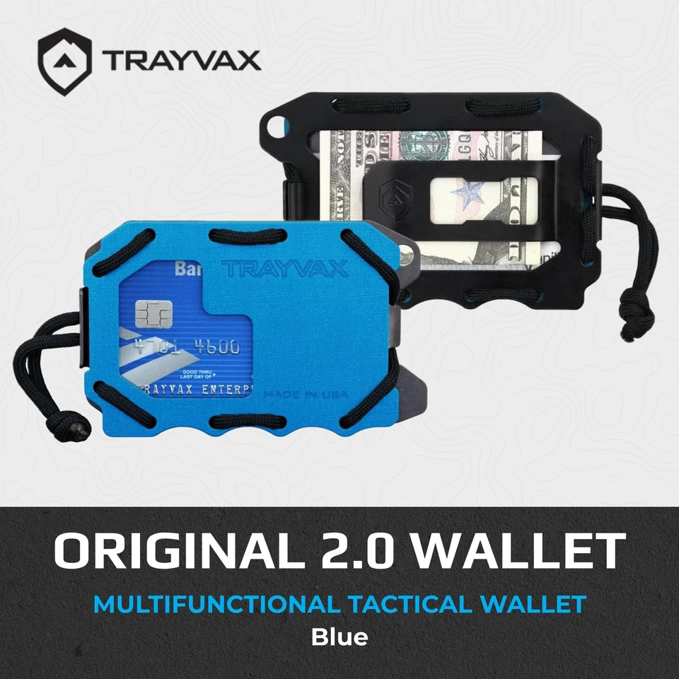 Original 2.0 Wallet, RFID Front Pocket Tactical Metal Credit Card Holder with... - Image 2 of 4