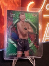 2024 Topps Finest UFC - Common Stephen Thompson #19 Green Shimmer Refractor /93