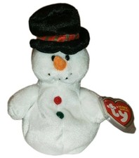 Ty Beanie Baby - COOLSTON the Holiday Snowman (7 Inch) MWMTs Plush Stuffed Toy