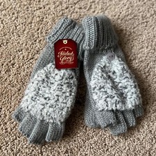 Faded Glory Women's One Size Grey Gloves/Mittens   Brand New