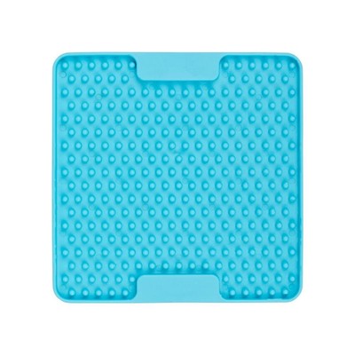 Lickimat Mini Soother Slow Food Bowl Anti-Anxiety Mat for Dogs (Turquoise)