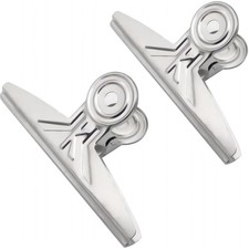 Extra Large Bulldog Clips 2 PCS 20cm Jumbo Stainless Steel XL Bull Binder Paper