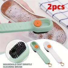 Multifunction Cleaning Shoe Brush Soft Automatic Liquid Shoe Brush Long Handle L