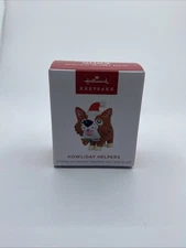 Hallmark Keepsake Christmas Ornament Mini Holiday Howliday Helpers Dog 2024 New