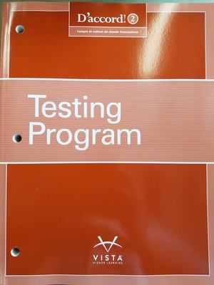 D'accord! Level 2 Testing Program